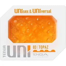 Мастурбатор Tenga Uni 03 Topaz жовтий