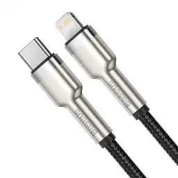 Кабель Baseus Cafule Series Metal Data Cable Type-C to Lightning PD 20W 2m Black - мініатюра 2