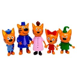 Набір героїв Три Кота, 5 героїв на листі, HT18232