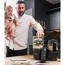 Блендер-пароварка Babymoov Nutribaby + XL Black (A001140) - мініатюра 9