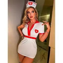 Рольовий наряд медсестри Небесний ангел S/M білий K000805