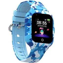 Смарт годинник-телефон дитячі Wonlex KT22S 4G WI-FI GPS SIM Blue (17003-hbr)