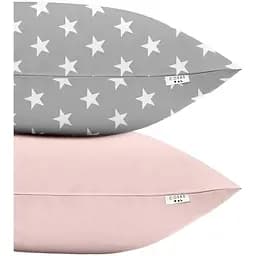 Набір наволочок Cosas Stars 50х70 см (SetPillow_StarsBGrey_Rose_50х70)