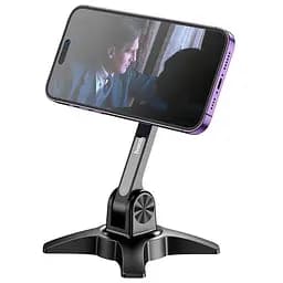 Магнітний тримач для телефону Hoco HD2 Joy ring Black - мініатюра 2