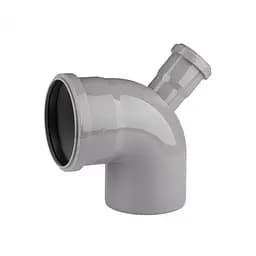 Колено TA Sewage 110x90° с отводом 50х67° SD00051467