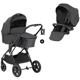 Универсальная коляска 2 в 1 Hauck Vision X Set Melange Black, черная (16523-2)