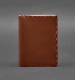 Кожаная обложка-органайзер для документов 6.1 светло-коричневый краст