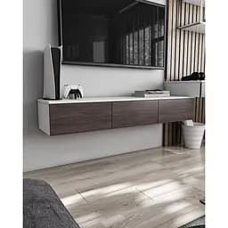 Тумба підвісна Moreli Т-221 500x242x360 мм білий венге магія (mo-t221-white-venge)