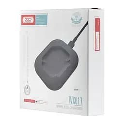 Бездротовий зарядний пристрій XO WX017 10W wireless fast charger Білий - мініатюра 2