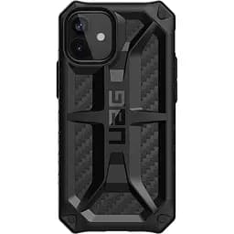 Оригінальний протиударний чохол UAG Monarch для iPhone 12 Mini (5.4") Black Carbon (112341114242)