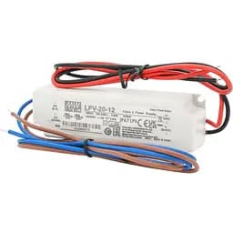 Импульсный блок питания Mean Well герметичный LPV-20-12 12В 1.67А (20Вт) IP67