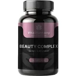 Комплекс для шкіри, волосся і нігтів VitalHarmony Beauty Complex Super Strength, 90 капсул на основі гіалуронової кислоти