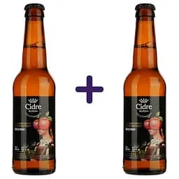 Сидр Cidre Royal Яблочный полусладкий 5% 0.33 л х 2 шт.