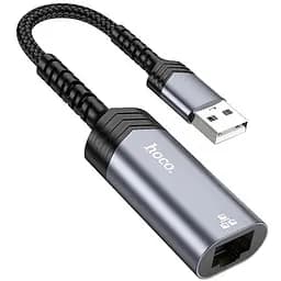 Кабель перехідник Hoco UA26 USB ethernet adapter 100 Mbps