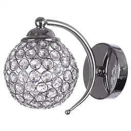 Бра Brille BR-01 395W/1 настінне накладне кришталеве E14 CH