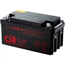 Аккумулятор CSB AGM 12V (12V/65Ah/780Wh) (GPL12650) [154017]