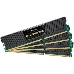 Оперативна пам'ять Corsair CML32GX3M4A1600C10 Vengeance 32GB (4x8GB) DDR3 1600 Mhz CL10 XMP Desktop Memory Kit Б/В