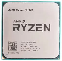 Процесор AMD Ryzen 3 1200 (YD1200BBM4KAE) (Socket AM4, 4T, 3.4 ГГц, Tray) Б/в