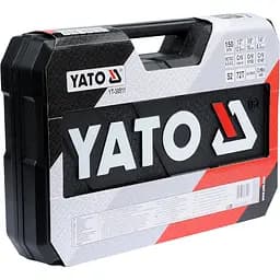 Набір головок торцевих Yato квадрат 1/2", 3/8", 1/4" з інструментами та насадками 150 шт. (YT-38811) - мініатюра 6