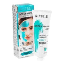 Зелена маска для обличчя Revuele Anti-Acne Green Face Mask Cryo Effect, 80 мл