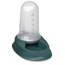 Миска пластиковая для собак и кошек Stefanplast Multireserve Chic Food/Water, 3,5 л, изумрудный (98304)