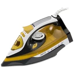 Утюг Camry CR 5029, 3000 Вт, паровой удар 70 г/мин, керамическая подошва, вертикальная глажка 1 шт. желтый (30108-IS)