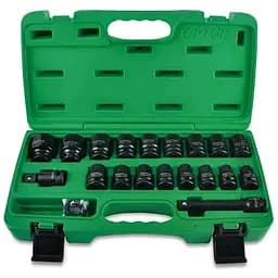 Комплект ударних головок для пневмогайковерта 1/2, 10-32 мм 27 од. Toptul hoz0007636