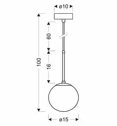 Люстра Candellux 31-09586 Pompei - мініатюра 4
