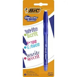 Ручка гелевая пиши-стирай BIC Gel-ocity Illusion синяя 0.3 мм (504895)