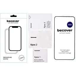 Захисне скло BeCover для Samsung Galaxy S25 SM-S931 10D Black (712721) - мініатюра 2