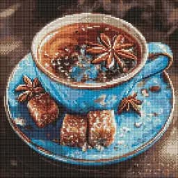 Алмазна мозаїка "Чай з анісом" art_selena_ua AMO20103, 40х40 см