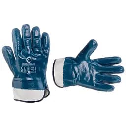 Рукавички захисні Intertool масло-бензостійкі з твердим манжетом 10.5" (в упаковці 6 шт.)