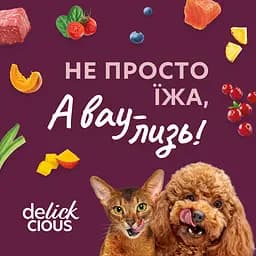 Набір корм вологий для котів Delickcious Набір №3 340 г (85 г х 4 шт.) - мініатюра 3