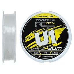 Флюорокарбон Favorite U1 FC 30 м 2.0/0.235 мм 8.6 lb/3.89 кг