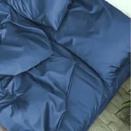 Простыня на резинке MirSon Satin Light Pro 10-011 Dark Blue 70x190 см (2200010173994)