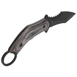 Ніж із фіксованим клинком SOG Phantom Edge 4.75 Чорний-Сірий - мініатюра 3