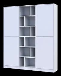 Шафа Doros Морган ДСП 180х385х210 Білий (42001246)