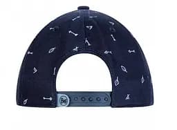 Бейсболка Buff Kids Baseball Cap arrows denim Синій-Білий - мініатюра 2