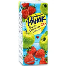 Сок Добрий Ранок яблочно-клубничный 0.2 л