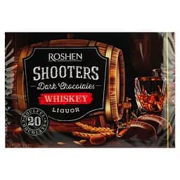 Конфеты Roshen Shooters Whiskey шоколадные, 150 г (876115)