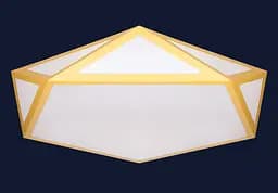 Люстра стельова LED Levistella 752L68 YELLOW, 90W, жовтий, з пультом, сучасний стиль - мініатюра 2