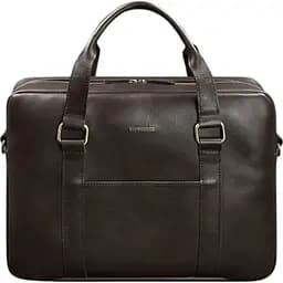 Сумка для ноутбука та документів BlankNote Шкіряна темно-коричнева