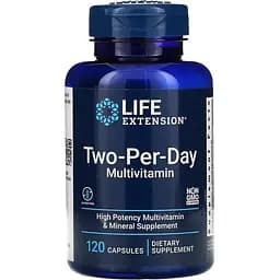 Вітаміни та мінерали Life Extension Two-Per-Day, 120 капсул