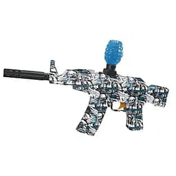 Автомат G 500-3, синий, аккумулятор 7.4V, 2 режима, орбизы, глушитель