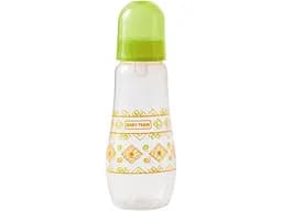 Пляшечка для годування Baby Team, з силіконовою соскою, 300 мл, салатовий (1415_салатовый)