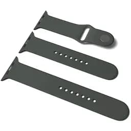 Силиконовый ремешок для Apple Watch Sport Band 42(ser.1-3)/44/45/46/49mm (S/M&M/L) 3pcs Зеленый / Olive