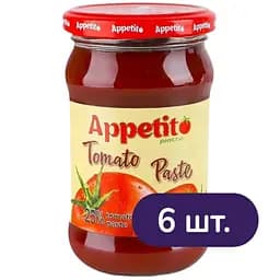 Набор томатной пасты Appetito Piatto 1.8 кг (6 шт. х 300 г)