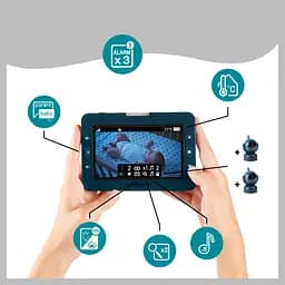 Відеоняня Babymoov YOO Master Plus 5 синя (A014426) - мініатюра 2