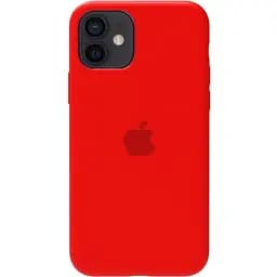 Чохол-накладка Toto Silicone Full Protection Case Apple iPhone 12 Mini Red - мініатюра 2