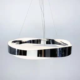 Світлодіодна дизайнерська люстра у хромі Line.F J 220 SL